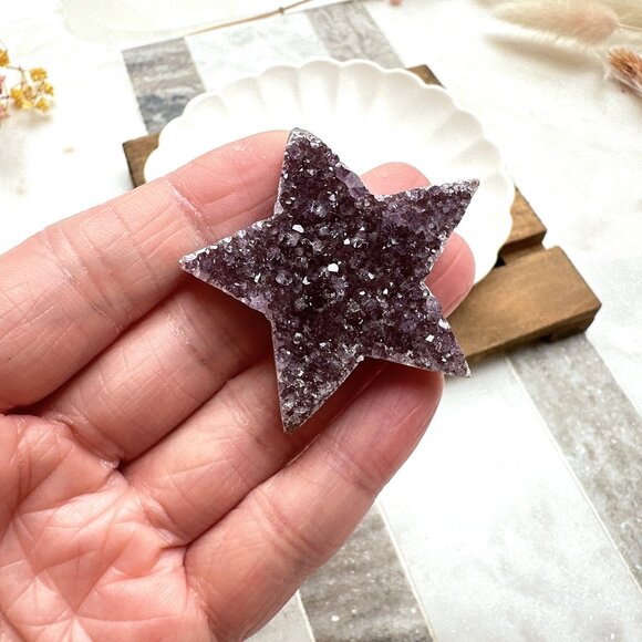 Gorgeous Small Amethyst Star Raw Cluster from Uruguay - Picture 2 of 7